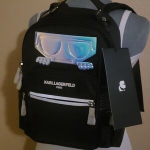 NWT KARL LAGERFELD LOVE From Paris, KARL XX  MINI BACKPACK 